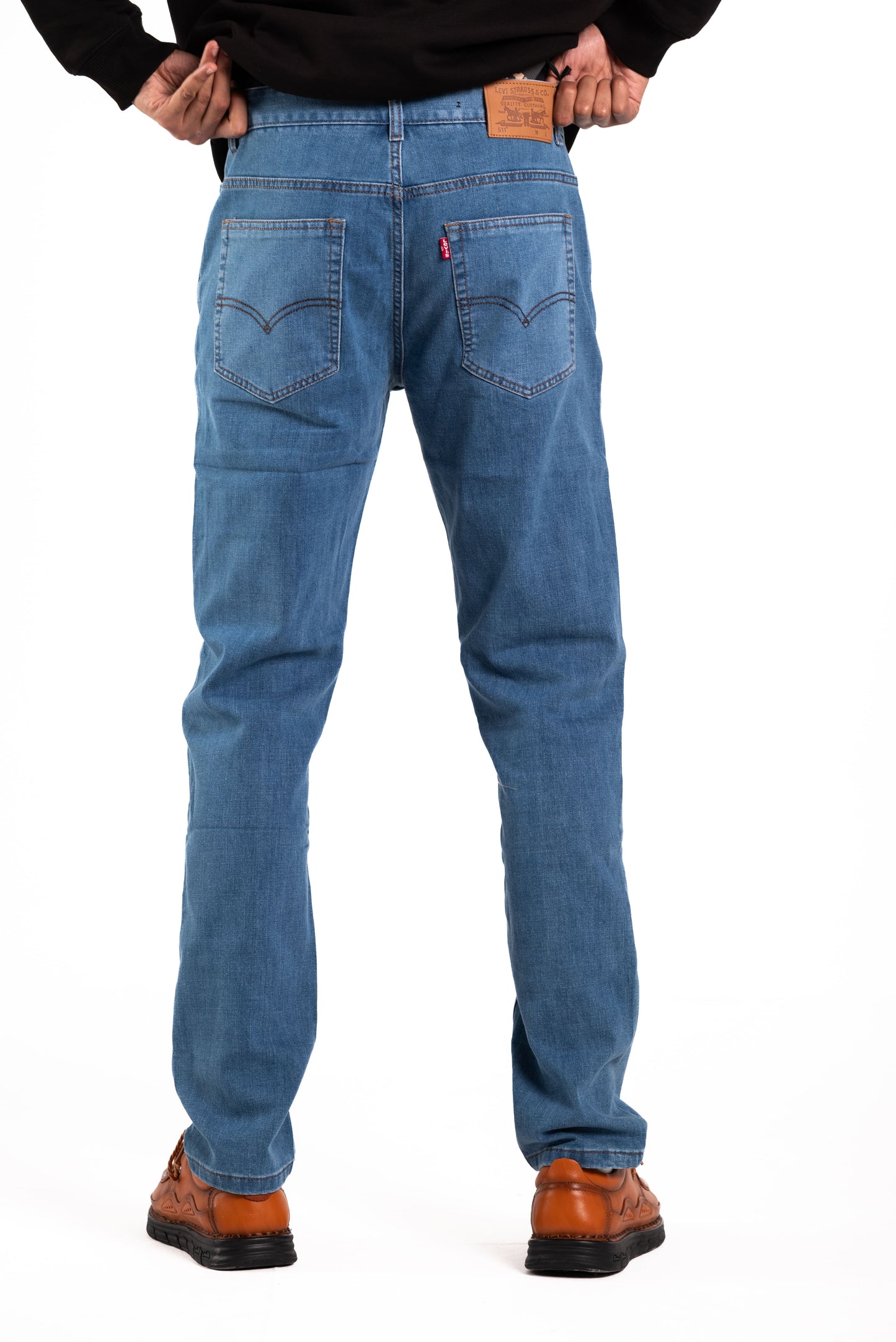 Straight Fit Jeans – Light Blue