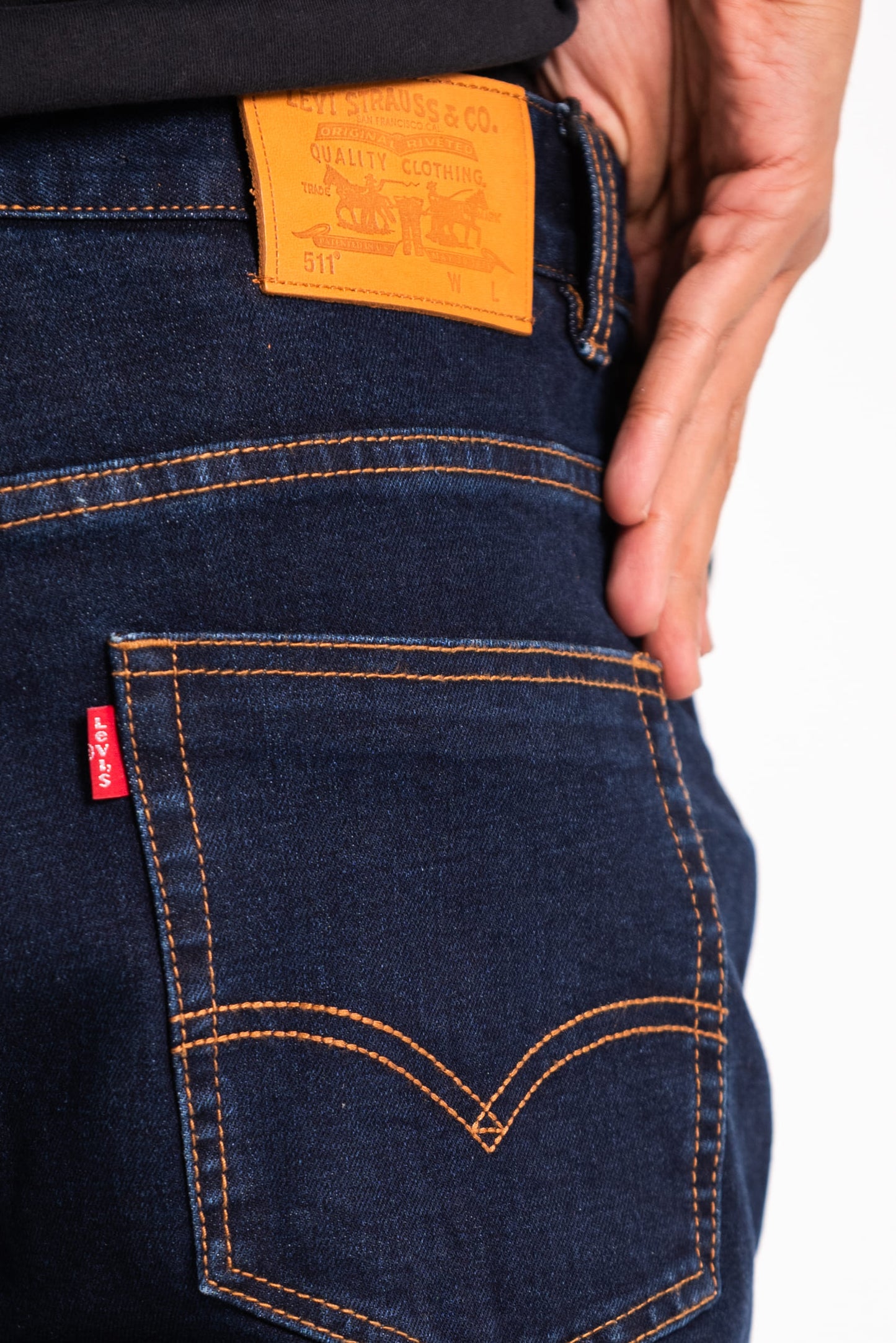 Straight Fit Jeans – Dark Blue