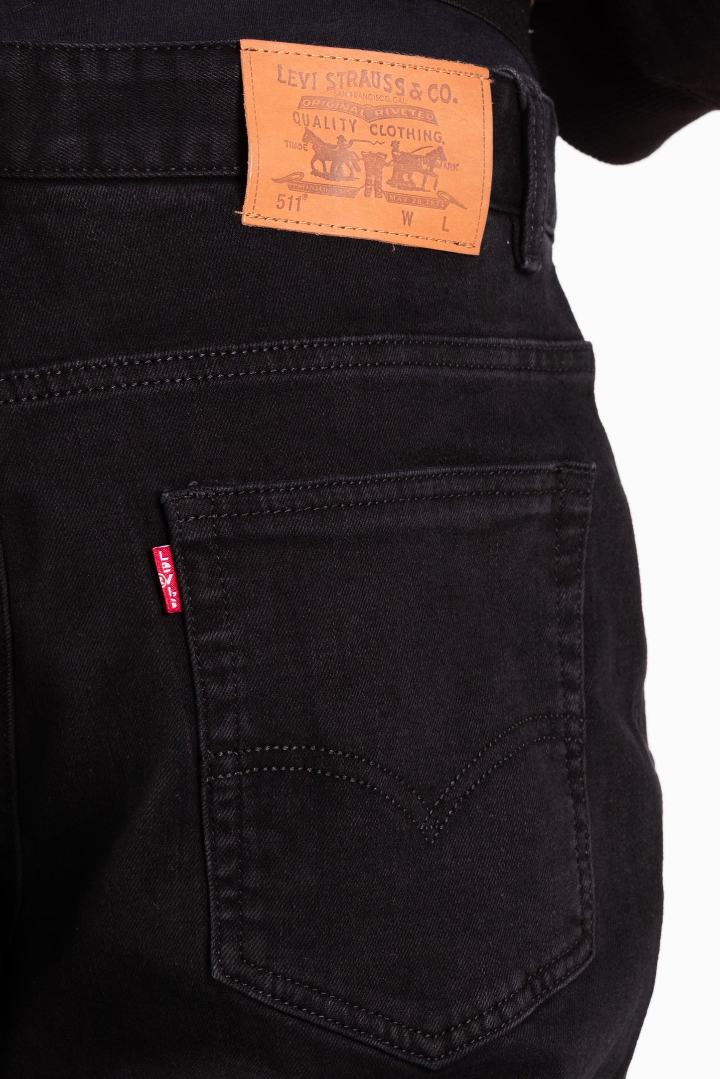 Straight Fit Jeans – Black