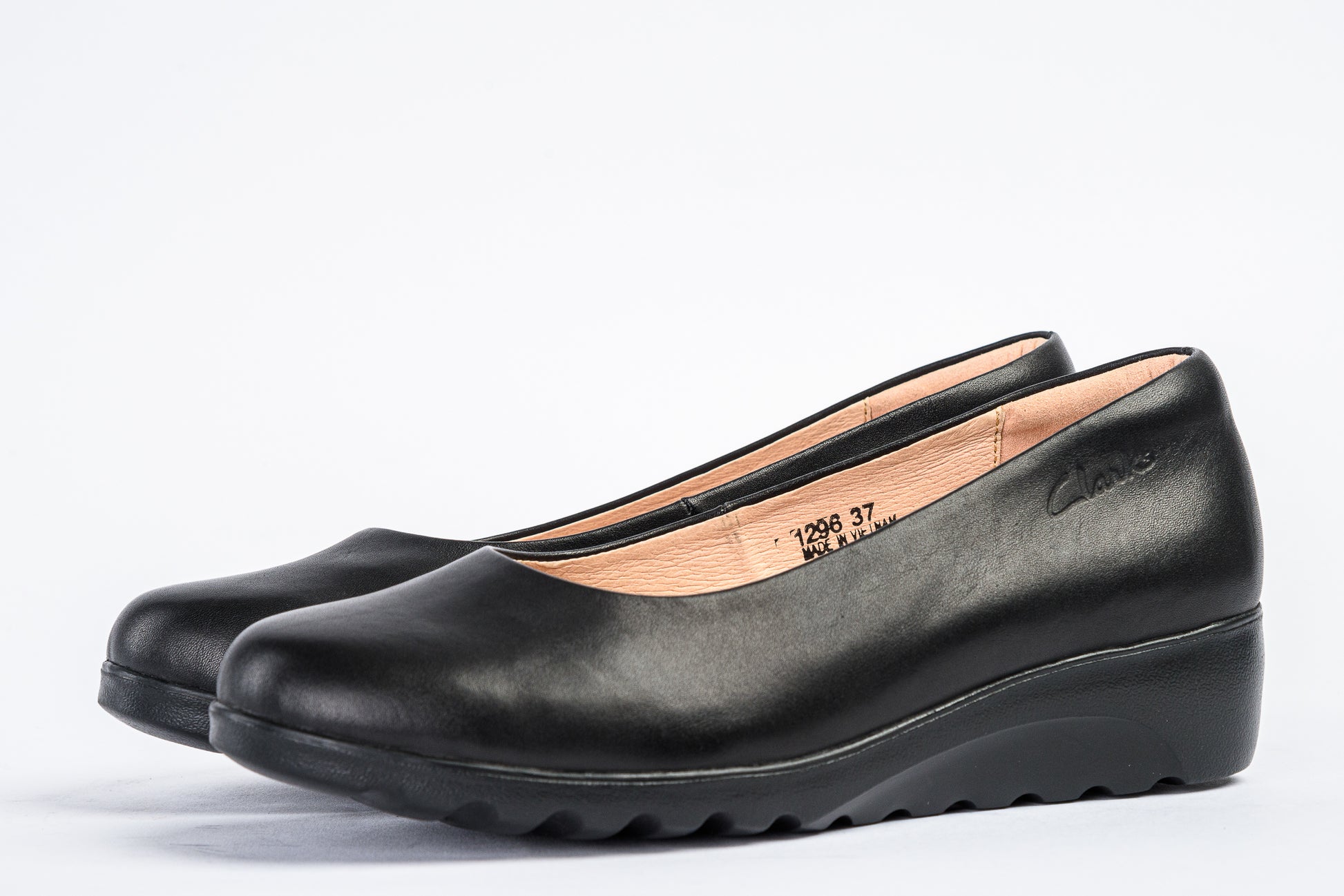 Elora Black Closed-Toe Wedge Shoes for Women | Dr. M Store Elora Black Closed-Toe Wedge Shoes for Women | Dr. M Store