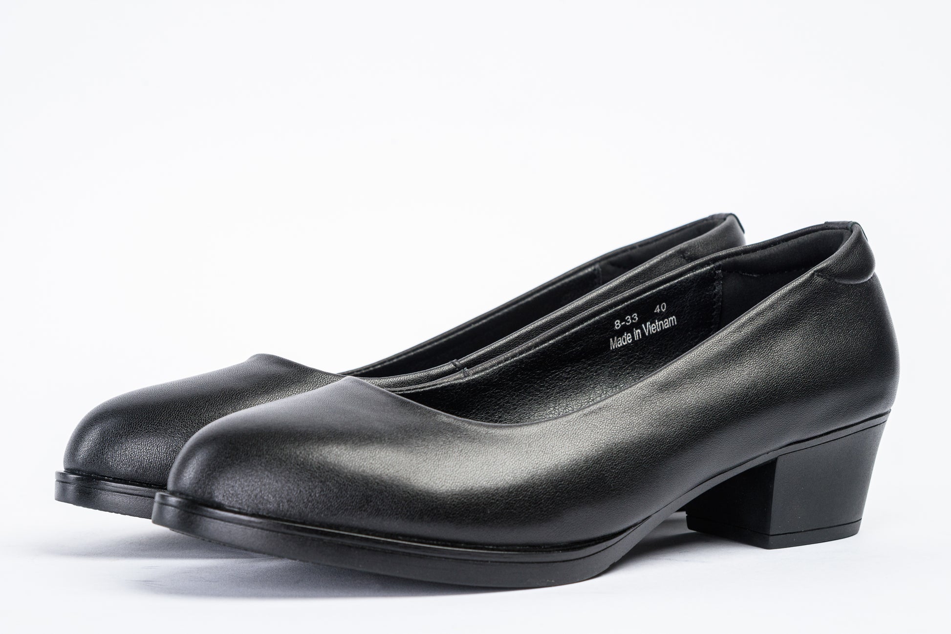 Lune Black Low Heel Pumps for Women | Dr. M Dr. M Lune Black Low Heel Pumps for Women | Dr. M Dr. M